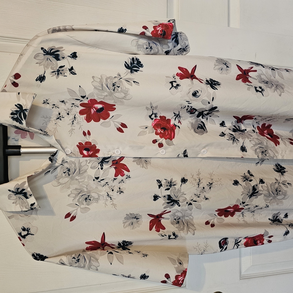 Floral Button-Up Shirt